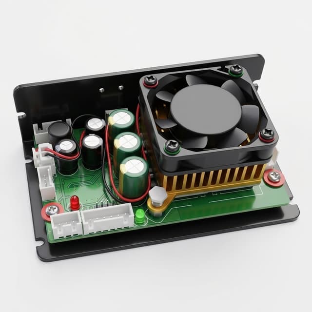 SMT assembly for dense GaN servo PCBA production