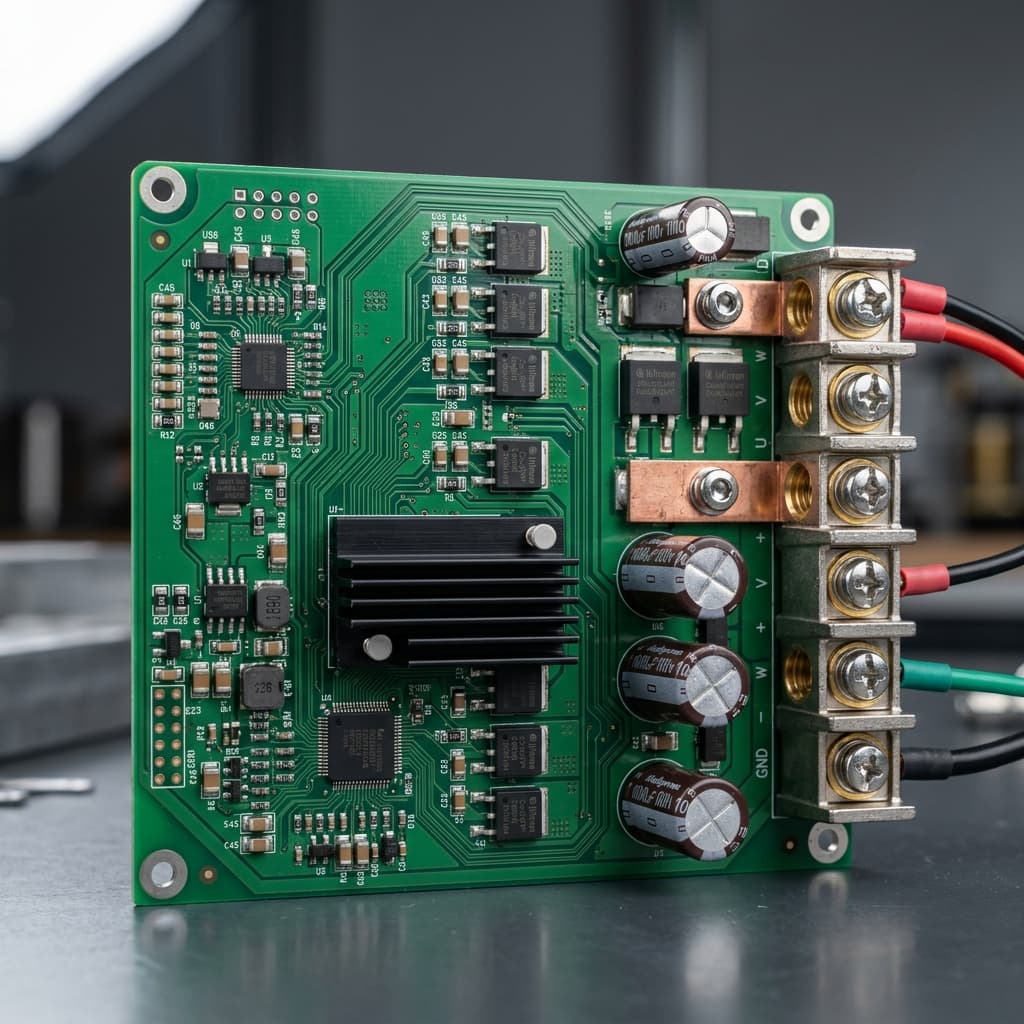 Premium Industrial GaN Servo Driver Board PCBA