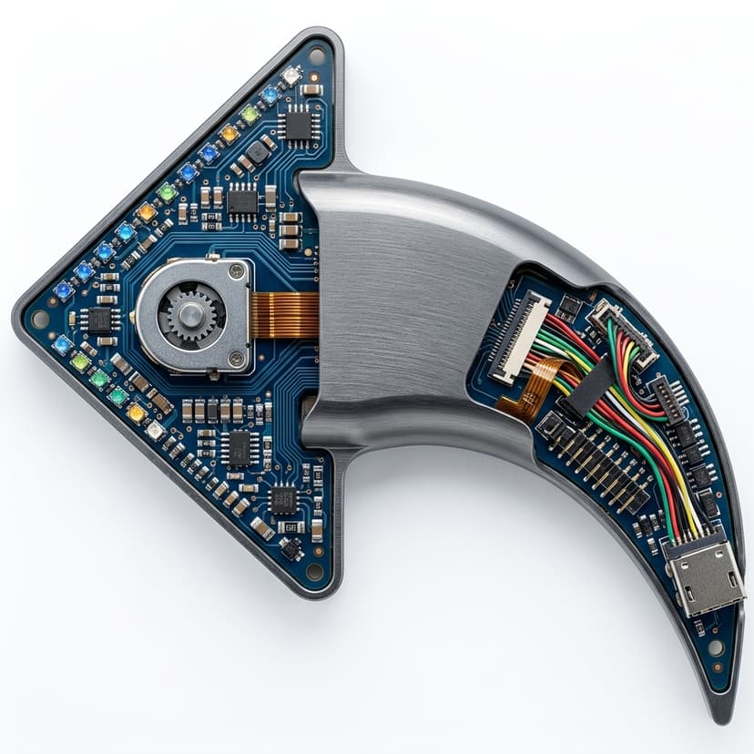 Integrated servo joint electronics for hollow-shaft robotic actuators