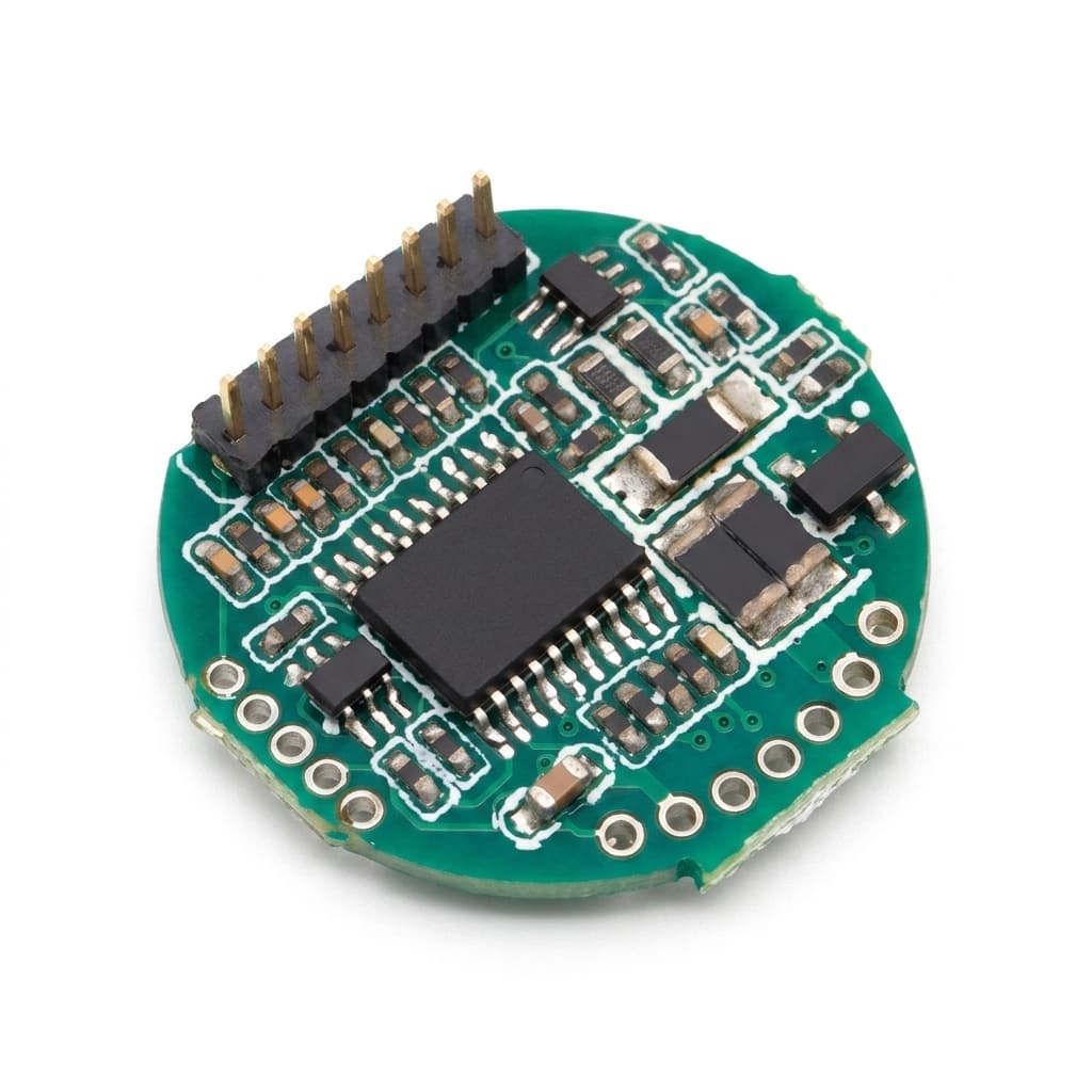 Integrated driver and encoder servo electronics stack